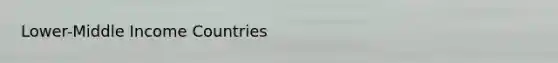 Lower-Middle Income Countries