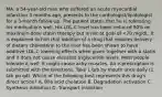 MA, a 54-year-old man who suffered an acute myocardial infarction 3 months ago, presents to the cardiologist/lipidologist for a 3-month follow-up. The patient states that he is tolerating his medications well. His LDL-C level has been reduced 50% on maximum-dose statin therapy but is not at goal of <70 mg/dL. It is explained to him that addition of a drug that reduces delivery of dietary cholesterol to the liver has been shown to have additive LDL-C lowering effects when given together with a statin and it does not cause elevated triglyceride levels. Most people tolerate it well. It might cause achy muscles. An e-prescription is submitted with the directions, Take 1 tab by mouth once daily (1 tab po qd). Which of the following best represents this drug's direct action? A. Bile acid chelation B. Degradation activation C. Synthesis inhibition D. Transport inhibition