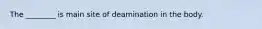 The ________ is main site of deamination in the body.