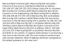 Main(config)# interface gi0/1 Main(config-if)# description Connects to the Service LAN Main(config-if)# ip address 192.168.167.166 255.255.255.0 Main(config-if)# no shutdown Main(config-if)# interface gi0/0 Main(config-if)# description Connects to the Engineering LAN Main(config-if)# ip address 192.168.166.46 255.255.255.0 Main(config-if)# no shutdown Main(config-if)# interface s0/0/0 Main(config-if)# description Connects to the ISP Main(config-if)# ip address 10.166.167.254 255.255.255.0 Main(config-if)# no shutdown Main(config-if)# interface s0/0/1 Main(config-if)# description Connects to the Head Office WAN Main(config-if)# ip address 198.51.100.189 255.255.255.0 Main(config-if)# no shutdown Main(config-if)# end Refer to the exhibit. A network administrator is connecting a new host to the Service LAN. The host needs to communicate with remote networks. What IP address would be configured as the default gateway on the new host?