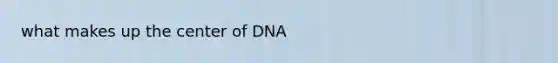 what makes up the center of DNA