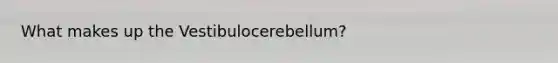 What makes up the Vestibulocerebellum?