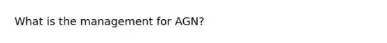 What is the management for AGN?