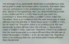 The manager of an automobile dealership is considering a new bonus plan in order to increase sales. Currently, the mean sales rate per salesperson is five automobiles per month. Suppose that, based on the hypothesis test, you determined the p-value to be 0.0062 and let α = 0.05. How would you state the conclusion? a. Since the p-value = 0.0062 < 0.05, reject Ho. Therefore, there is an evidence that the new bonus plan is more efficient than the old one. b. Since the p-value = 0.0062 < 0.05, do not reject Ho. Therefore, there is no evidence that the new bonus plan is more efficient than the old one. c. Since the p-value = 0.0062 < 0.05, reject Ho. Therefore, there is an evidence that the new bonus plan is no more efficient than the old one. d. Since the p-value = 0.0062 < 0.05, do not reject Ho. Therefore, there is an evidence that the new bonus plan is more efficient than the old one.