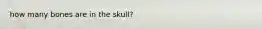 how many bones are in the skull?