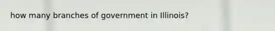 how many branches of government in Illinois?