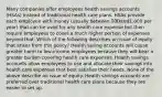 Many companies offer employees health savings accounts (HSAs) instead of traditional health care plans. HSAs provide each employee with money (usually between 500 and1,000 per year) that can be used for any health care expense but then require employees to cover a much higher portion of expenses beyond that. Which of the following describes an issue of equity that arises from this policy? Health saving accounts will cause greater harm to low‑income employees because they will bear a greater burden covering health care expenses. Health savings accounts allow employees to use and allocate their savings into health care expenses that best satisfies their needs. None of the above describe an issue of equity. Health savings accounts are preferred over traditional health care plans because they are easier to set up.