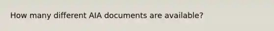 How many different AIA documents are available?