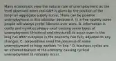 Many economists view the natural rate of unemployment as the level observed when real GDP is given by the position of the long-run aggregate supply curve. There can be positive unemployment in this situation because A. in a free society some people will always prefer idleness over work. B. information is costly and rigidities always exist causing some types of unemployment​ (frictional and​ structural) to occur even in the long run after everyone in the economy has fully adjusted to any changes. C. corporations need the presence of some unemployment to keep workers​ "in line." D. business cycles are an inherent feature of the economy causing cyclical unemployment to naturally occur.