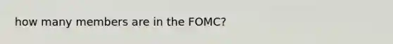 how many members are in the FOMC?