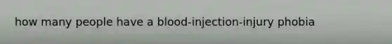 how many people have a blood-injection-injury phobia