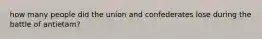 how many people did the union and confederates lose during the battle of antietam?