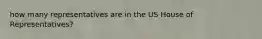how many representatives are in the US House of Representatives?