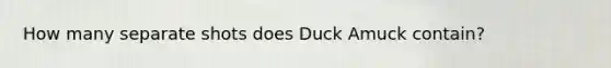 How many separate shots does Duck Amuck contain?