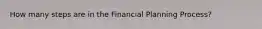 How many steps are in the Financial Planning Process?