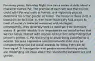 For many years, Saturday Night Live ran a series of skits about a character named Pat. The premise of each skit was that no one could tell if Pat was male or female, and ingenious plots to determine his or her gender all failed. The humor in these skits is based on the fact that: A. men have historically had access to most of society's material resources and privileges; consequently, they generally seek to maintain their dominant status. B. gender identity is so important to our social selves that we can barely interact with anyone without first determining that person's gender. C. Pat was trying to avoid being classified as a woman, because expressive and instrumental roles may be complementary but the social rewards for filling them are far from equal. D. transgender and gender-nonconforming people are challenging old ideas about the relationship between sex and gender.