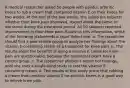 A medical researcher asked 50 people with painful, arthritic knees to rub a cream that contained vitamin E on their knees for two weeks. At the end of the two weeks, she asked the subjects whether their knee pain improved, stayed about the same, or worsened during the treatment period. All 50 subjects reported improvement in their knee pain. Based on this information, which of the following statements is true? Select one: a. The researcher should find a peer-review group to analyze her findings about the vitamin E-containing cream as a treatment for knee pain. b. The results about the benefits of using a vitamin E cream for knee pain are questionable, because the researcher didn't have a control group. c. The researcher shouldn't report her findings, until she uses a single-blind study to test the vitamin E-containing cream. d. The results of this study prove that rubbing a cream that contains vitamin E on arthritic knees is a good way to relieve knee pain.