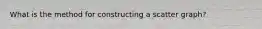 What is the method for constructing a scatter graph?