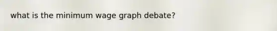 what is the minimum wage graph debate?