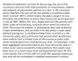 Modified Endowment Contract To discourage the use of life insurance contracts with high premiums as investments, federal law subjects all permanent policies to a test. A life insurance policy that fails the test will be considered a modified endow ment contract (MEC), which makes the policy subject to less favorable tax treatment. A policy that passes the seven-pay test is not an MEC. Before this test, single premium life policies and other types of limited-pay contracts were taxed the same as other life insurance policies. A policyowner was able to borrow (make withdrawals, and so forth) from the policy's cash value without paying tax. A modified endow ment contract is a life insurance policy with premiums that exceed what would have been paid to fund a similar type of life insurance policy with seven annual premiums (the seven-pay test). For example, if the total aggregate premiums paid at any time during the policy's initial seven years exceed the total premium that would have been paid on a seven-year level annual premium basis for the same period, the contract will not meet the required seven-pay test and will be considered a modified endowment contract.