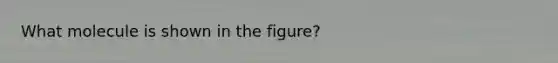 What molecule is shown in the figure?