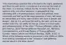 "This momentous question like a fire-bell in the night, awakened and filled me with terror. I considered it at once as the knell of the Union. It is hushed, indeed, for the moment. But this is a reprieve only, not a final sentence. A geographical line, coinciding with a marked principle, moral and political, once conceived and held up to the angry passions of men, will never be obliterated; and every new irritation will mark it deeper and deeper....But as it is, we have the wolf by the ears, and we can neither hold him, nor safely let him go. Justice is in one scale, and self-preservation in the other." Thomas Jefferson, Letter to John Holmes, 1820 Thomas Jefferson Randolph, ed., Memoirs, Correspondence, and Private Papers of Thomas Jefferson (London: Henry Colburn and Richard Bentley, 1829), 4:332. 4. Which of the following events or processes in the 1840s or 1850s most directly contributed to the "irritations" that Jefferson warned about in the letter above?