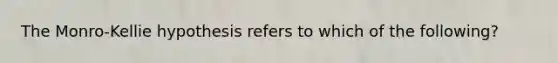 The Monro-Kellie hypothesis refers to which of the following?