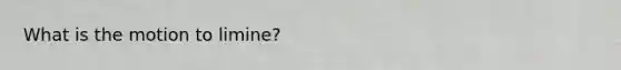 What is the motion to limine?