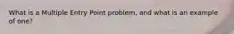 What is a Multiple Entry Point problem, and what is an example of one?