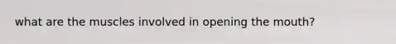 what are the muscles involved in opening <a href='https://www.questionai.com/knowledge/krBoWYDU6j-the-mouth' class='anchor-knowledge'>the mouth</a>?