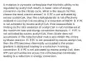 A mutation in pyruvate carboxylase that blocksits ability to be regulated by acetyl-CoA results in lower rates of energy conversion via the citrate cycle. What is the reason for this; choose the most correct answer? A. If PC is not activated by excess acetyl-CoA, then the α-ketoglutarate is not effectively oxidized to succinyl-CoA resulting in a reduction of NADH. B. If PC is not activated by excess acetyl-CoA, then oxaloacetate is limiting so the rate oxidation of acetyl-CoA is not maintained at the maximum rate and energy conversion decreases. C. If PC is not activated by excess acetyl-CoA, then citrate does not accumulate in the mitochondrial matrix and inhibit the citrate synthase reaction. D. If PC is not activated by excess acetyl-CoA, then the ETS becomes chemically uncoupled is the proton gradient is dissipated leading to a reduction in energy conversion .E. If PC is not activated by excess acetyl-CoA, then ATP cannot translocate across the mitochondrial membrane leading to a reduction in energy conversion.