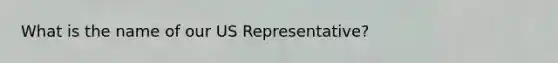 What is the name of our US Representative?