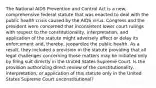 The National AIDS Prevention and Control Act is a new, comprehensive federal statute that was enacted to deal with the public health crisis caused by the AIDS virus. Congress and the president were concerned that inconsistent lower court rulings with respect to the constitutionality, interpretation, and application of the statute might adversely affect or delay its enforcement and, thereby, jeopardize the public health. As a result, they included a provision in the statute providing that all legal challenges concerning those matters may be initiated only by filing suit directly in the United States Supreme Court. Is the provision authorizing direct review of the constitutionality, interpretation, or application of this statute only in the United States Supreme Court unconstitutional?