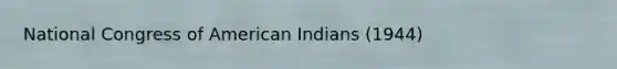 National Congress of American Indians (1944)