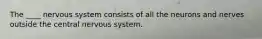 The ____ nervous system consists of all the neurons and nerves outside the central nervous system.