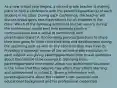 As a new school year begins, a second-grade teacher is making plans to hold a conference with the parent(s)/guardian(s) of each student in his class. During each conference, the teacher will discuss broad goals and expectations for all students in the class. Which of the following additional teacher actions during the conferences would best help promote positive communication and a sense of partnership with parents/guardians? A. Encouraging parents/guardians to share their own goals for their child's learning and development during the upcoming year as well as any concerns they may have B. Providing a thorough review of the second-grade curriculum in each subject and giving parents/guardians time to ask questions about the content to be covered C. Soliciting from parents/guardians information about any problematic situations in the home that they believe may affect their child's learning and achievement in school D. Sharing information with parents/guardians about the teacher's own personal and educational background and his professional credentials