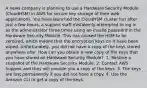 A news company is planning to use a Hardware Security Module (CloudHSM) in AWS for secure key storage of their web applications. You have launched the CloudHSM cluster but after just a few hours, a support staff mistakenly attempted to log in as the administrator three times using an invalid password in the Hardware Security Module. This has caused the HSM to be zeroized, which means that the encryption keys on it have been wiped. Unfortunately, you did not have a copy of the keys stored anywhere else. How can you obtain a new copy of the keys that you have stored on Hardware Security Module? ​ 1. Restore a snapshot of the Hardware Security Module. 2. Contact AWS Support and they will provide you a copy of the keys.​ 3. The keys are lost permanently if you did not have a copy. 4. Use the Amazon CLI to get a copy of the keys.