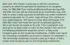 Next year, Tom Traxler is planning to sell the commercial property on which he operated his business to his daughter Sally, for 300,000. Tom's adjusted basis in the property will be100,000. The sale will be structured as an installment sale, with Sally to make a down payment of 60,000 and make installment payments annually for 12 years. Sally will pay 10% interest on any unpaid balance. Tom wants to know what will happen if he died after Sally had made the second installment payment. Tom's will leaves his estate to his wife. If the installment note were given to Sally under a codicil to Tom Traxler's will, which of the following statements would be correct? a Sally must recognize gain on the remaining installments. b Sally must report the remaining installments as income in respect of a decedent. c The remaining installments receive a step-up in basis. d Tom's estate must recognize gain on the remaining installments.