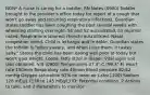 NGN* A nurse is caring for a toddler. RN Notes​ (0900) Toddler brought to the provider's office today for report of a cough that won't go away and recurring respiratory infections. Guardian states toddler has been coughing the past several weeks with wheezing starting overnight. S1 and S2 auscultated, no murmur noted. Respirations labored; rhonchi auscultated. Nasal congestion noted. Child is lethargic and irritable. Guardian states the toddler is "often sweaty, and when I kiss them, it tastes salty." States the child has been eating well prior to today but won't gain weight. Loose, fatty stool in diaper. Vital signs and labs obtained. V/S (0900) Temperature 37.4° C (99.3° F) Heart rate 150/min Respiratory rate 40/min Blood pressure 82/42 mmHg Oxygen saturation 92% on room air Labs(1200) Sodium 128 mEq/L (136 to 145 mEq/L) ID: Potential condition, 2 Actions to take, and 2 Parameters to monitor