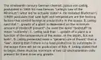 The nineteenth century German chemist, Justus von Liebig, postulated in 1840 his now-famous "Leibig's Law of the Minimum"; what did he actually state? A. He restated Blackman's (1905) postulate that said light and temperature are the limiting factors that control biological productivity in the ocean; B. Leibig said that "...growth of a plant is dependent on the minimum amount of foodstuff present"; he used the word "foodstuff" to mean "nutrients"; C. Leibig said that "...growth of a plant is a function of the temperature of the water, or the depth, but not both"; D. Leibig presented more a "general rule of thumb" than a "law", stating that if there is no food production by autotrophs in the ocean there will be no production of fish; E. Leibig stated that to begin, there must be minimum of two (2) phytoplankton cells present for there to be any growth.