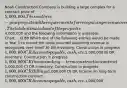 Noah Construction Company is building a large complex for a contract price of 5,000,000.This is a three-year project and the requirements for recognizing revenue over time are met. The total estimated cost of the project is4,000,000 and the following information is available: Chart.....Q.88 Which one of the following entries would be made in Year 1 to record the costs incurred assuming revenue is recognized over time? A) DR Inventory: Construction in progress 1,000,000 CR Accounts payable, cash, etc.1,000,000 B) DR Inventory: Construction in progress 1,000,000 CR Income on long-term construction contract1,000,000 C) DR Inventory: Construction in progress 1,000,000 CR Billings1,000,000 D) DR Income on long-term construction contract 1,000,000 CR Accounts payable, cash, etc.1,000,000