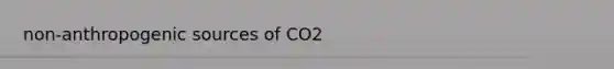 non-anthropogenic sources of CO2