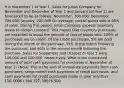 It is November 1 of Year 1. Sales for Julian Company for November and December of Year 1 and January (of Year 2) are forecasted to be as follows: November, 300,000; December 700,000; January, 200,000 On average, cost of goods sold is 60% of sales. During this period, Julian Company expects inventory levels to remain constant. This means that inventory purchases are expected to equal the amount of cost of goods sold. 100% of purchases are on credit. Of the credit purchases, 5% are paid during the month of the purchase, 35% in the month following the purchase, and 60% in the second month following the purchase. Sales for September and October of Year 1 were 100,000 and 150,000, respectively. What is the forecasted amount of total cash payments for purchases in November of Year 1? (Note: This is the sum of immediate payments from cash purchases, same-month cash payments of credit purchases, and cash payments for credit purchases made in prior months.) 150,00067,500 127,50076,500