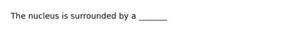 The nucleus is surrounded by a _______