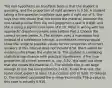 The null hypothesis on​ true/false tests is that the student is​ guessing, and the proportion of right answers is 0.50. A student taking a​ five-question true/false quiz gets 4 right out of 5. She says that this shows that she knows the​ material, because the​ one-tailed p-value from the​ one-proportion z-test is​ 0.090, and she is using a significance level of 0.10. What is wrong with her​ approach? Question content area bottom Part 1 Choose the correct answer below. A. The student used a hypothesis test instead of a confidence interval. A confidence interval would show the range of possible values for her proportion of correct answers. If this interval does not include​ 0.50, there would be evidence she knows the material. B. The student is conflating statistical significance with practical significance. If her true proportion of correct answers​ is, say,​ 0.52, this does not show that she knows the material. C. The sample size is not large enough to use the​ one-proportion z-test. To use that​ test, the tester must expect at least 10 successes and at least 10 failures. D. The student calculated the​ p-value incorrectly. The​ p-value in this case is actually 0.910.