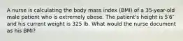 A nurse is calculating the body mass index (BMI) of a 35-year-old male patient who is extremely obese. The patient's height is 5′6″ and his current weight is 325 lb. What would the nurse document as his BMI?