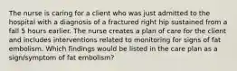 The nurse is caring for a client who was just admitted to the hospital with a diagnosis of a fractured right hip sustained from a fall 5 hours earlier. The nurse creates a plan of care for the client and includes interventions related to monitoring for signs of fat embolism. Which findings would be listed in the care plan as a sign/symptom of fat embolism?