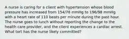 A nurse is caring for a client with hypertension whose blood pressure has increased from 154/78 mmHg to 196/98 mmHg with a heart rate of 110 beats per minute during the past hour. The nurse goes to lunch without reporting the change to the health care provider, and the client experiences a cardiac arrest. What tort has the nurse likely committed?