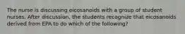 The nurse is discussing eicosanoids with a group of student nurses. After discussion, the students recognize that eicosanoids derived from EPA to do which of the following?