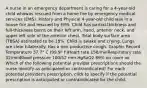 A nurse in an emergency department is caring for a 4-year-old child whowas rescued from a home fire by emergency medical services (EMS). History and Physical 4-year-old child was in a house fire and rescued by EMS. Child has partial-thickness and full-thickness burns on their left arm, hand, anterior neck, and upper left side of the anterior chest. Total body surface area (TBSA) estimated to be 18%. Child is awake and crying. Lungs are clear bilaterally. Has a non-productive cough. Graphic Record Temperature 37.7° C (99.9° F)Heart rate 150/minRespiratory rate 32/minBlood pressure 100/52 mm HgSaO2 89% on room air Which of the following potential provider prescriptions should the nurse identify as anticipated or contraindicated? For each potential provider's prescription, click to specify if the potential prescription is anticipated or contraindicated for the child.